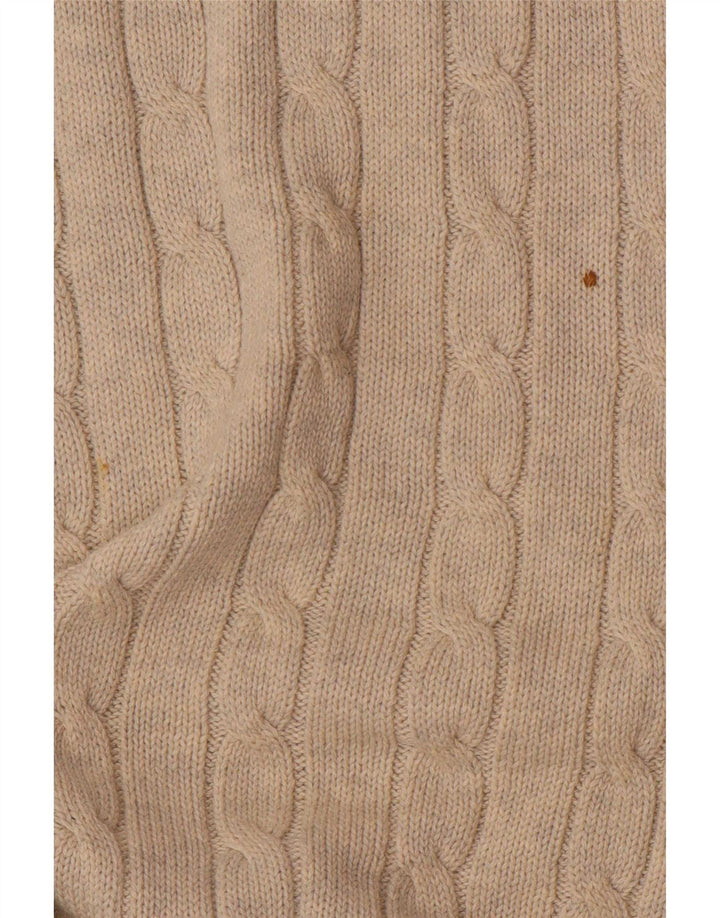 Marks & Spencer Mens Crew Neck Jumper Sweater XL Beige