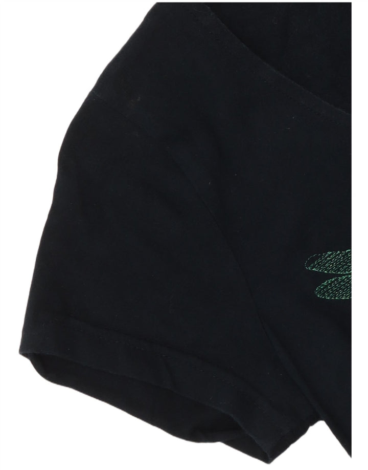 DESIGUAL Girls Graphic Asymmetric Tunic Top 13-14 Years Navy Blue Floral