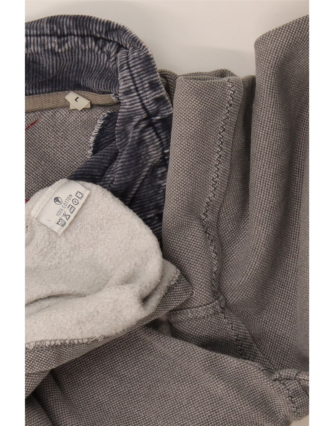 Fat Face Mens Zip Neck Sweatshirt Jumper Large Grey Cotton