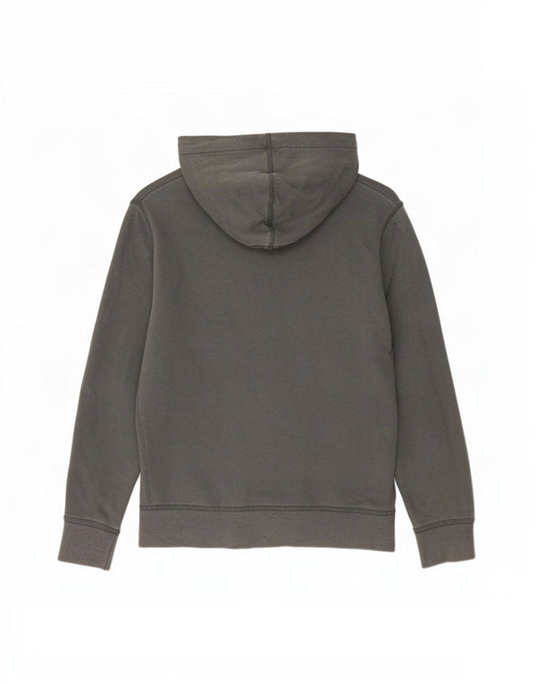 Gap Boys Graphic Zip Hoodie Sweater 8-9 Years Grey Cotton