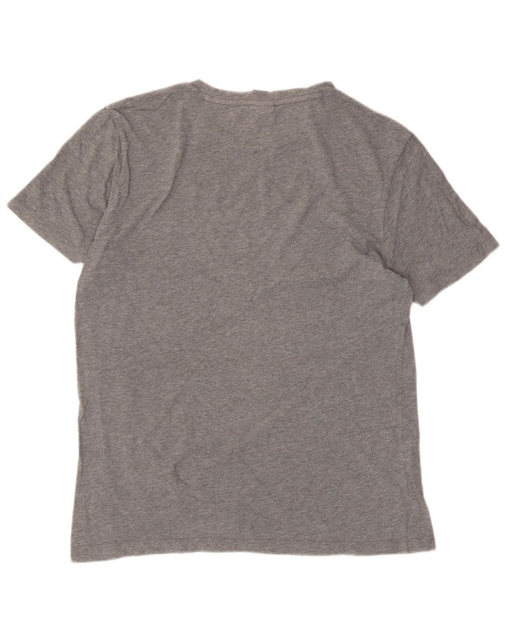 Hugo Boss Womens T-Shirt Top UK 10 Small Grey Cotton