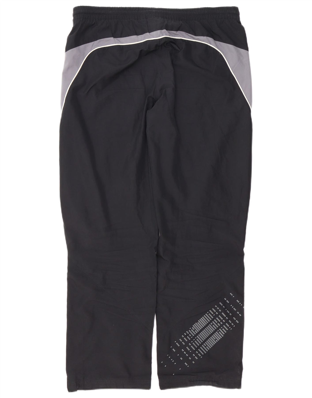 ADIDAS Mens Tracksuit Trousers Large  Black Colourblock Polyester