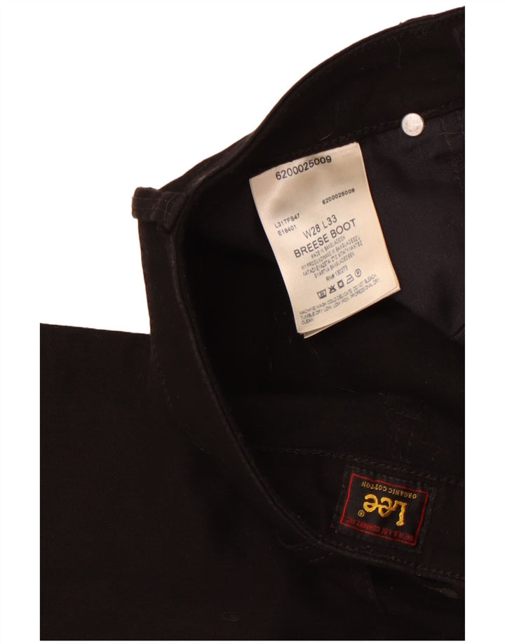 Lee Womens Breese Bootcut Jeans W28 L33 Black Cotton