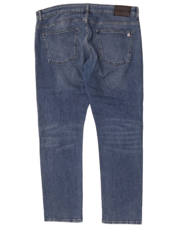 Hugo Boss Mens Delaware Slim Jeans W38 L32 Blue Cotton