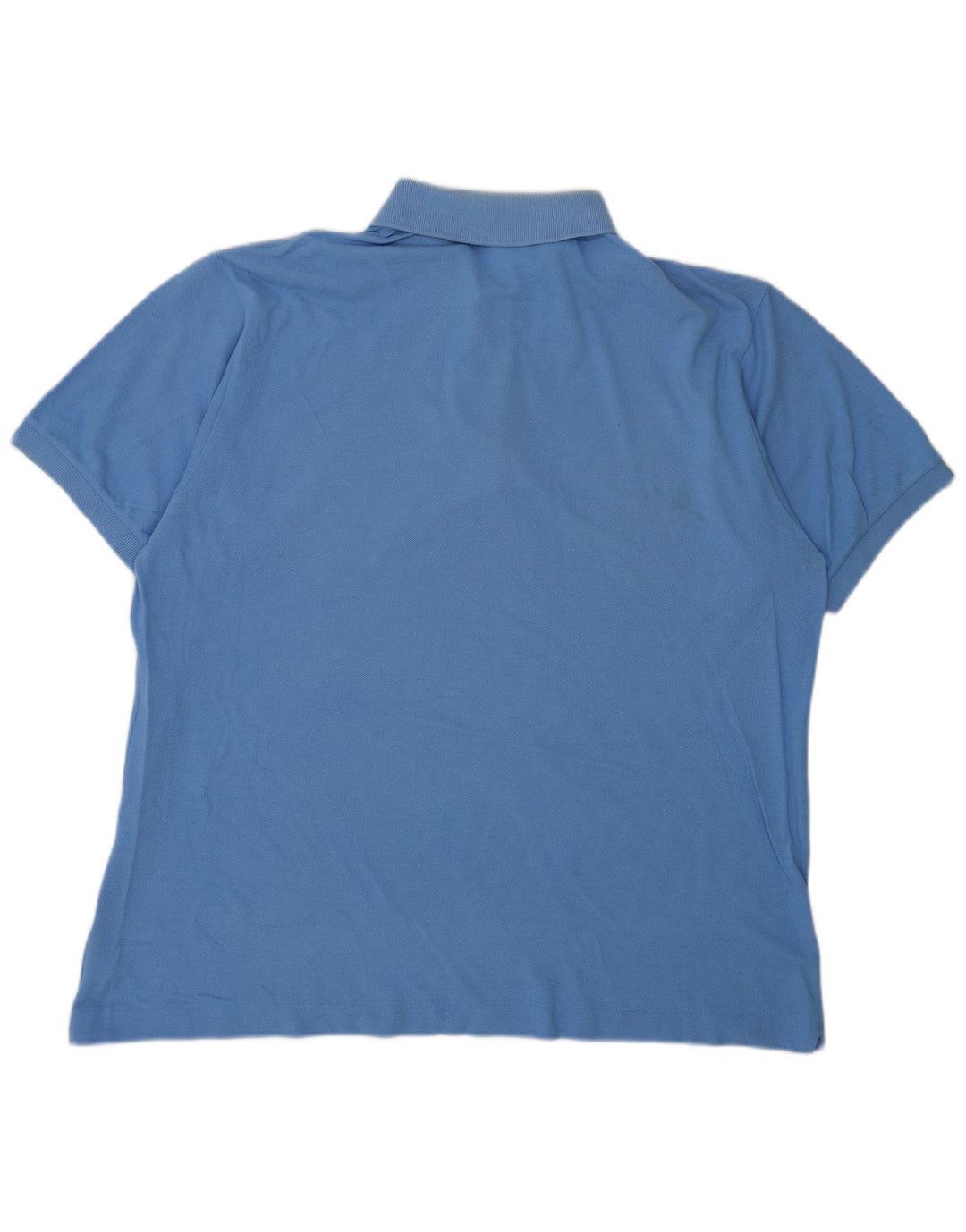 LACOSTE Mens Polo Shirt Size 6 XL Blue Cotton