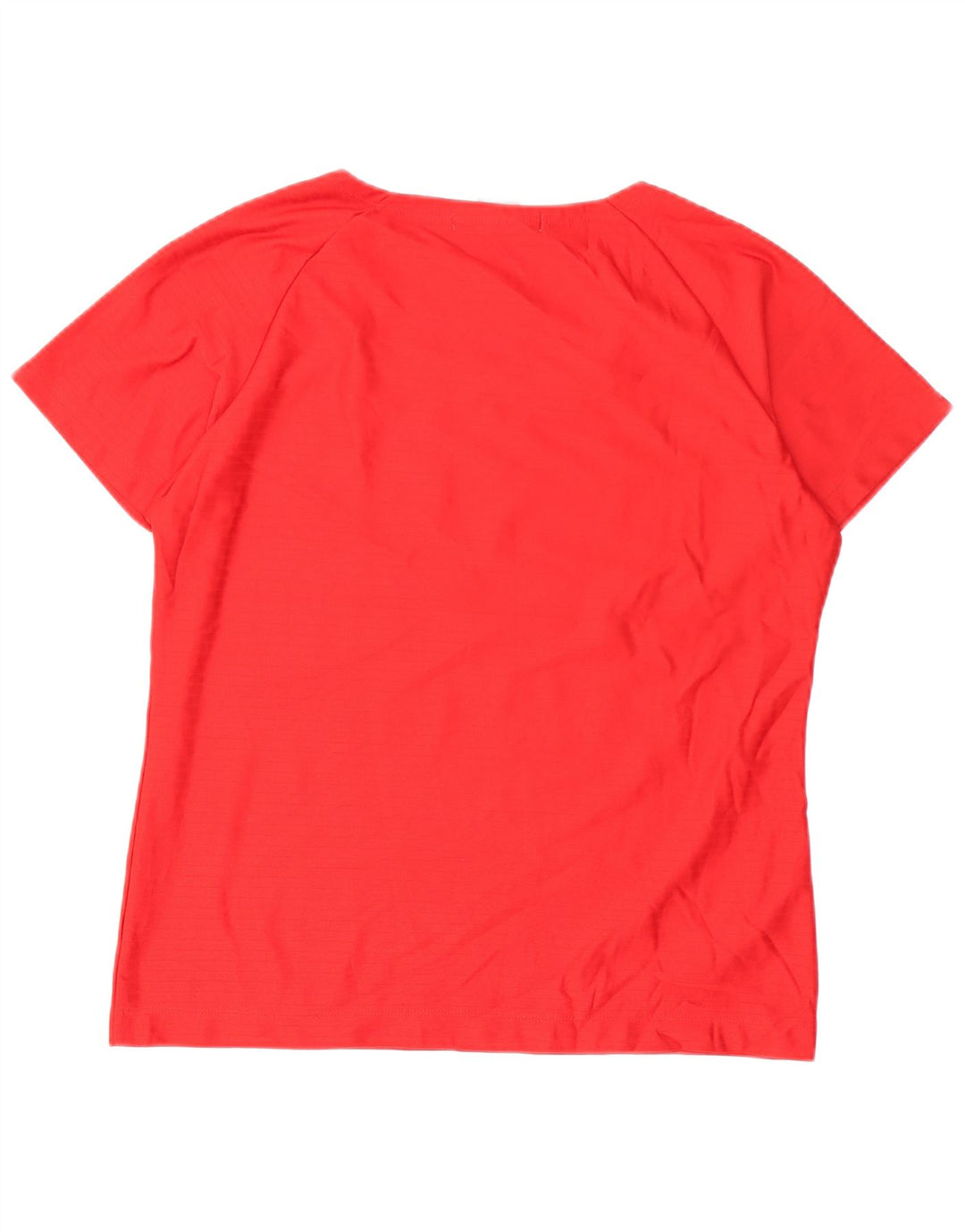 Nike Womens T-Shirt Top US 12/14 Large Red Polyester