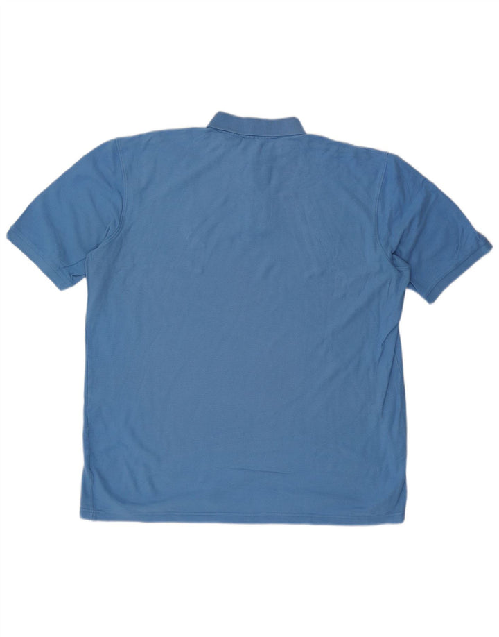 FILA Mens Polo Shirt 2XL Blue Cotton