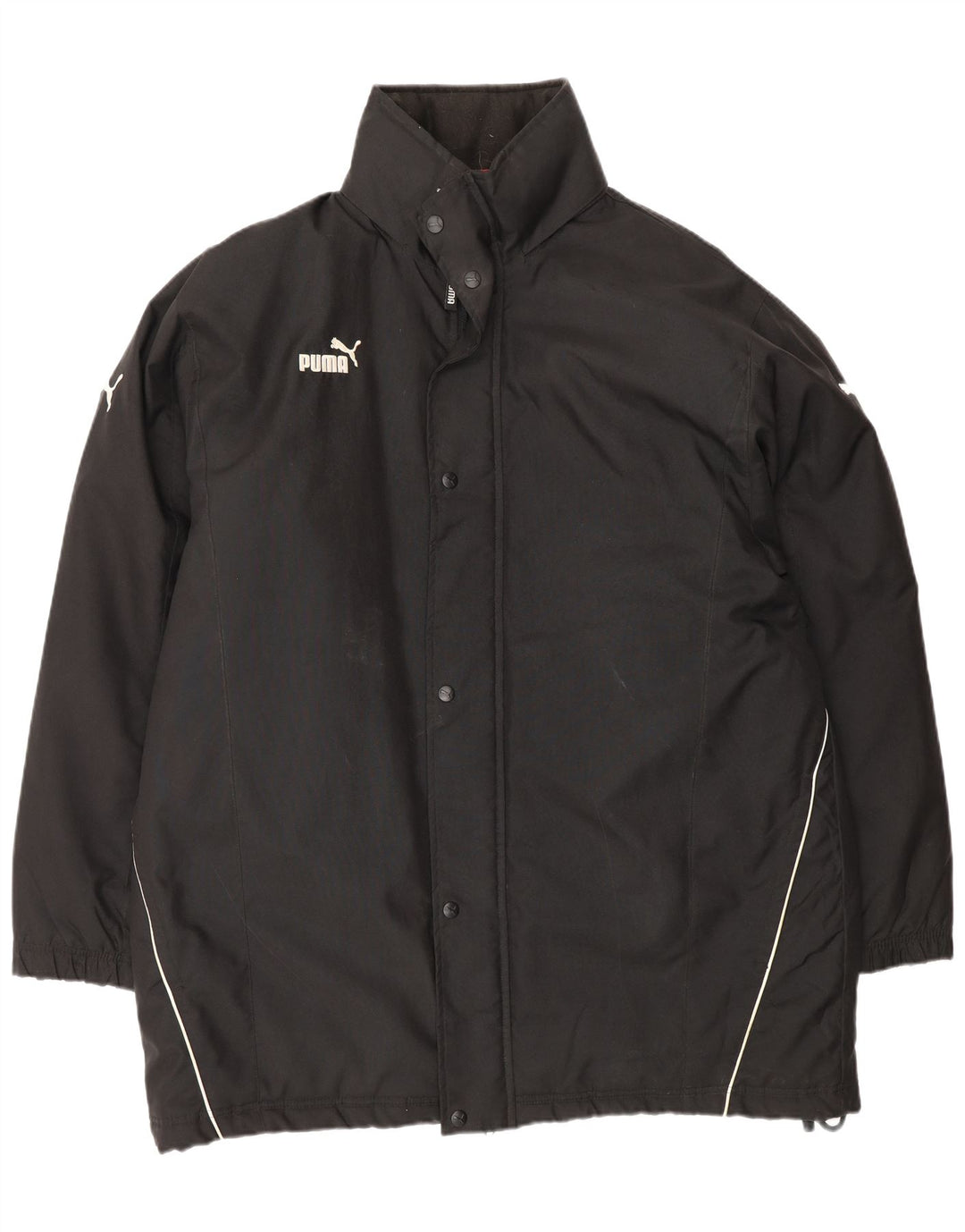 Puma Mens Padded Coat UK 40 Large Black Polyester