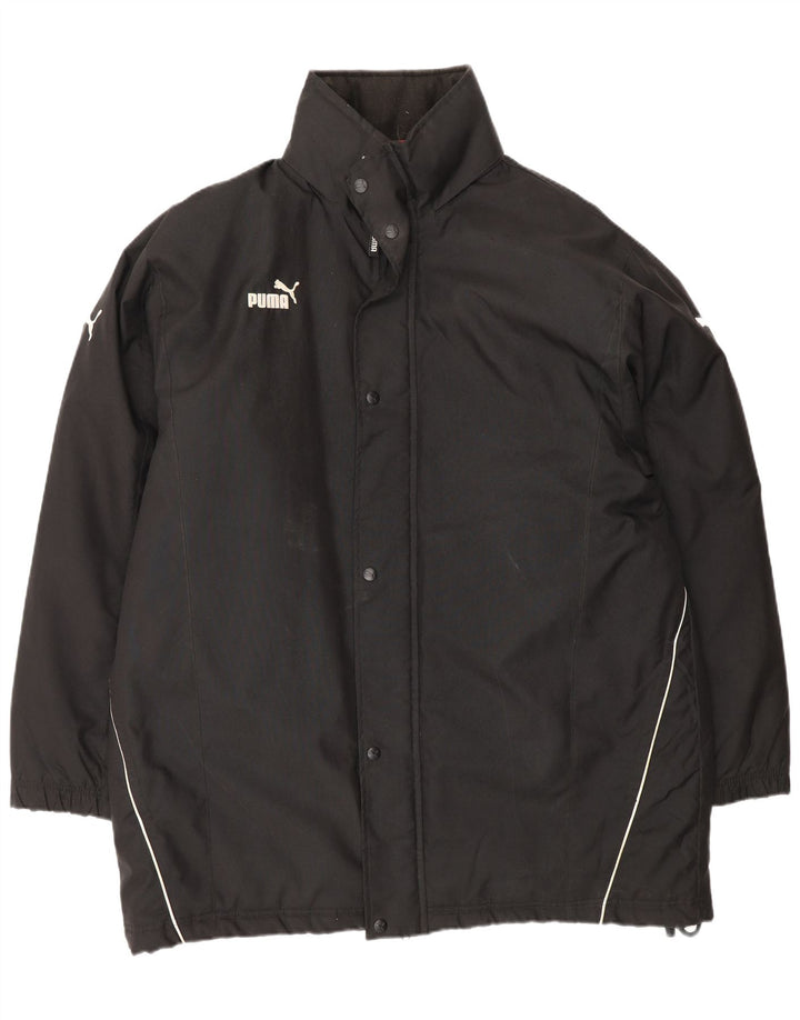 Puma Mens Padded Coat UK 40 Large Black Polyester