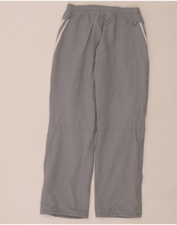 Adidas Boys Tracksuit Trousers 11-12 Years Grey Polyester
