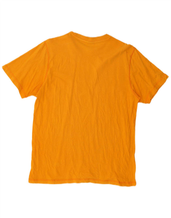 NIKE Mens T-Shirt Top UK 39/41 Medium Orange