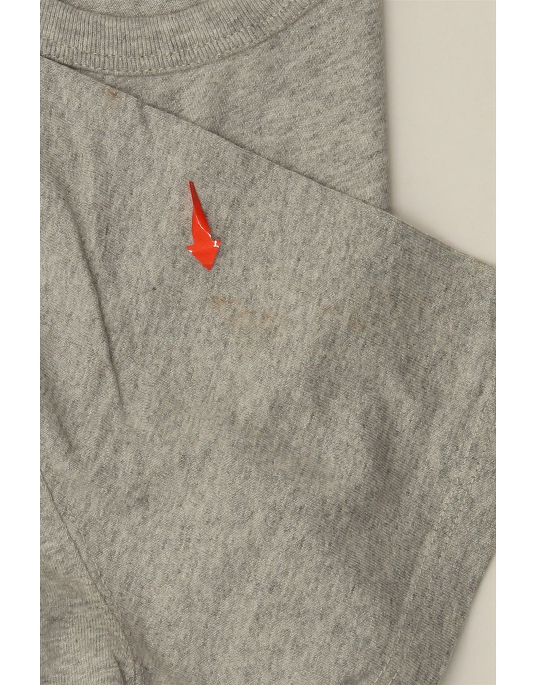 CHAMPION Mens Heritage T-Shirt Top Large Grey Flecked Cotton