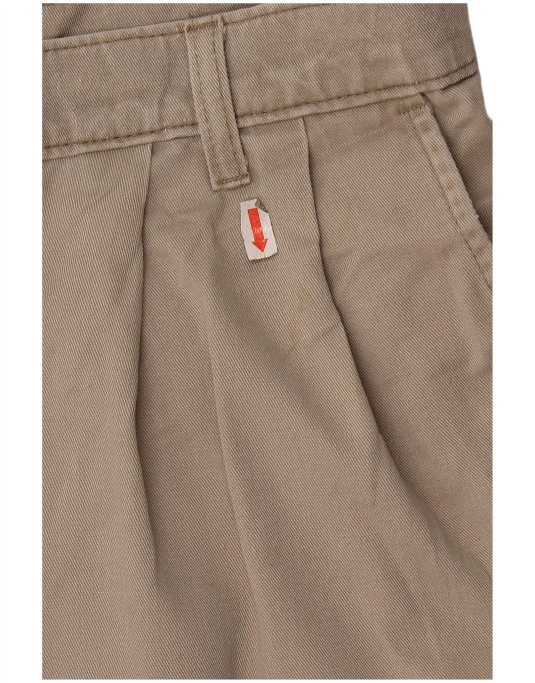 DOCKERS Mens Khakis Pegged Chino Shorts W36 Large  Beige Cotton