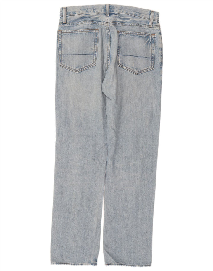 J. Crew Mens Straight Jeans W30 L32 Blue Cotton