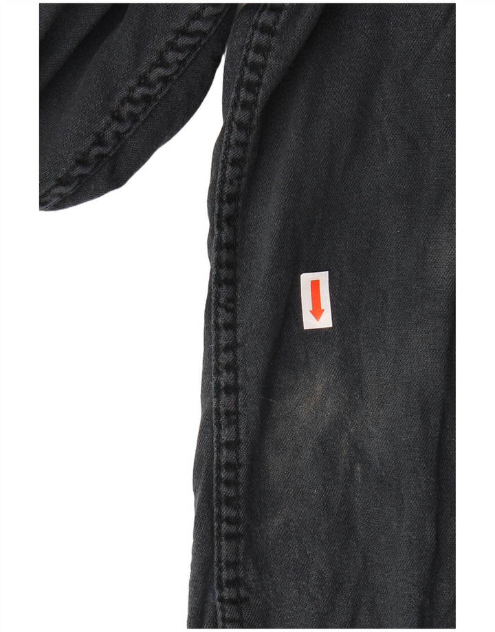 LEVI'S Mens Denim Shirt XL Black Cotton