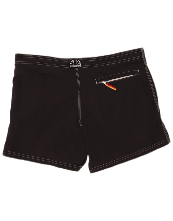 Sundek Mens Swimming Shorts Small Grey Nylon