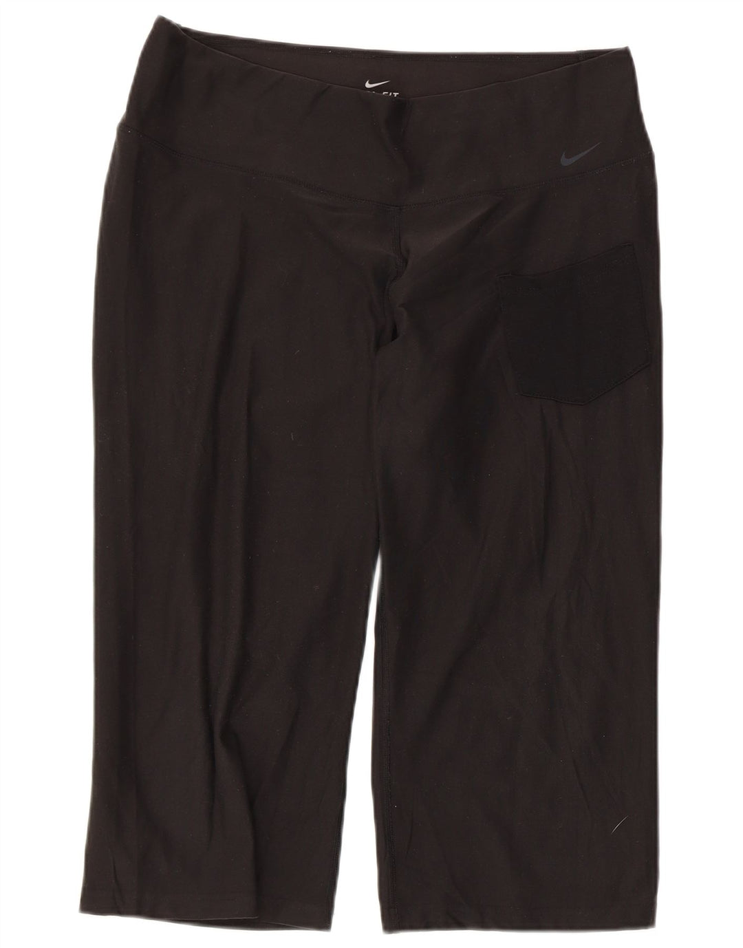 NIKE Womens Dri Fit Bermuda Sport Shorts UK 16 Large  Black