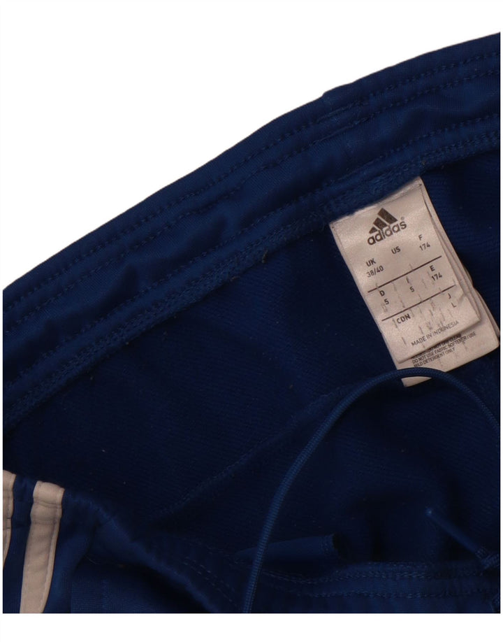 ADIDAS Mens Climalite Tracksuit Trousers XL Blue Polyester