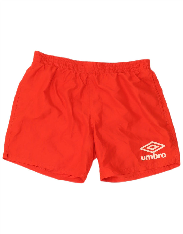 Umbro Womens Sport Shorts 2XL Red