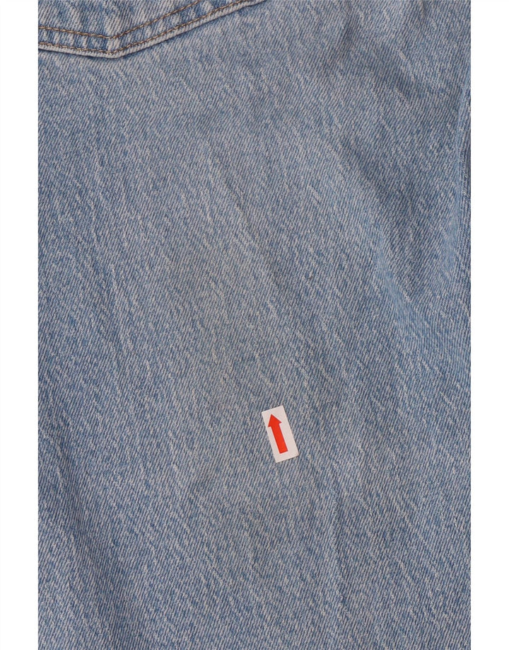 LEVI'S Womens 501 Straight Jeans W27 L32 Blue Cotton