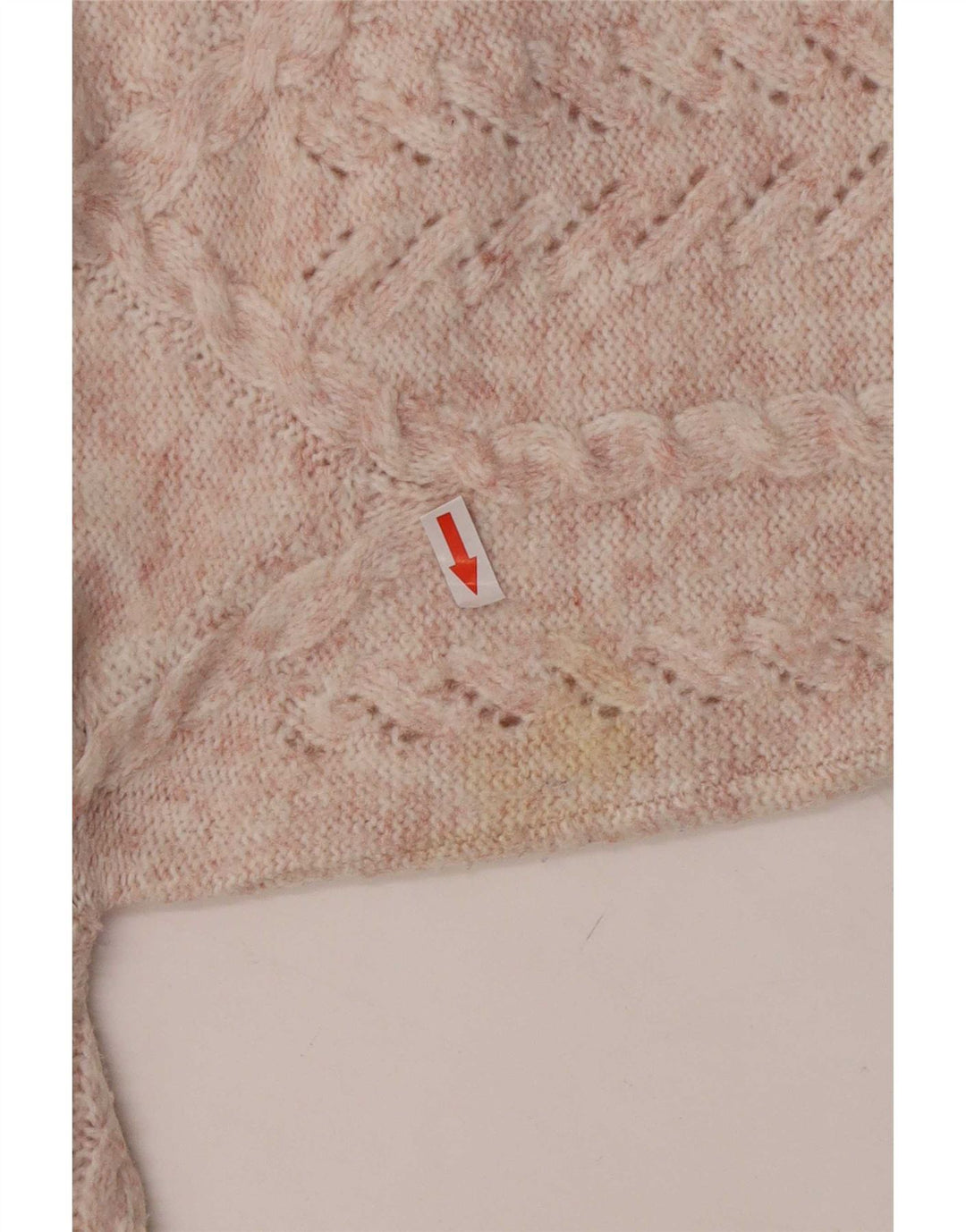 Marks & Spencer Womens Crew Neck Jumper Sweater UK 14 Medium Pink Polyester