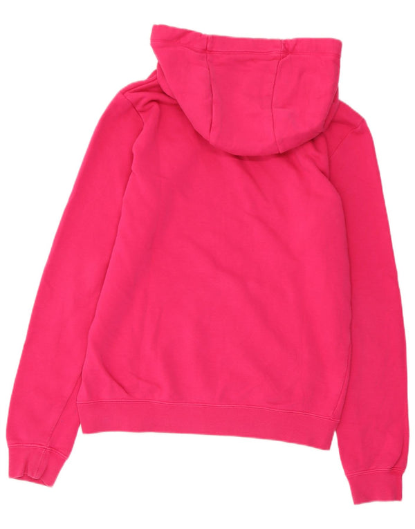 Nike Womens Oversized Hoodie Jumper UK 6 XS Pink