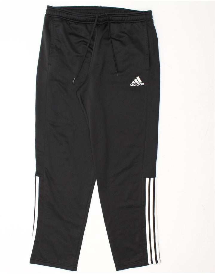 ADIDAS Mens Tracksuit Trousers Large  Black Polyester
