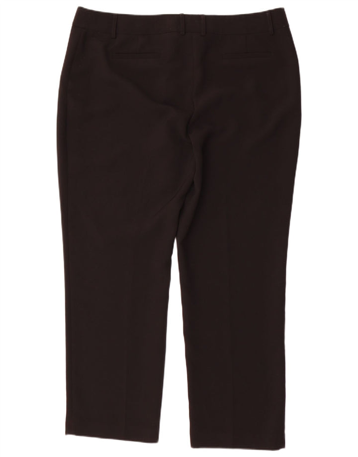 KARL LAGERFELD Womens Straight Casual Trousers W36 L28 Black Polyester