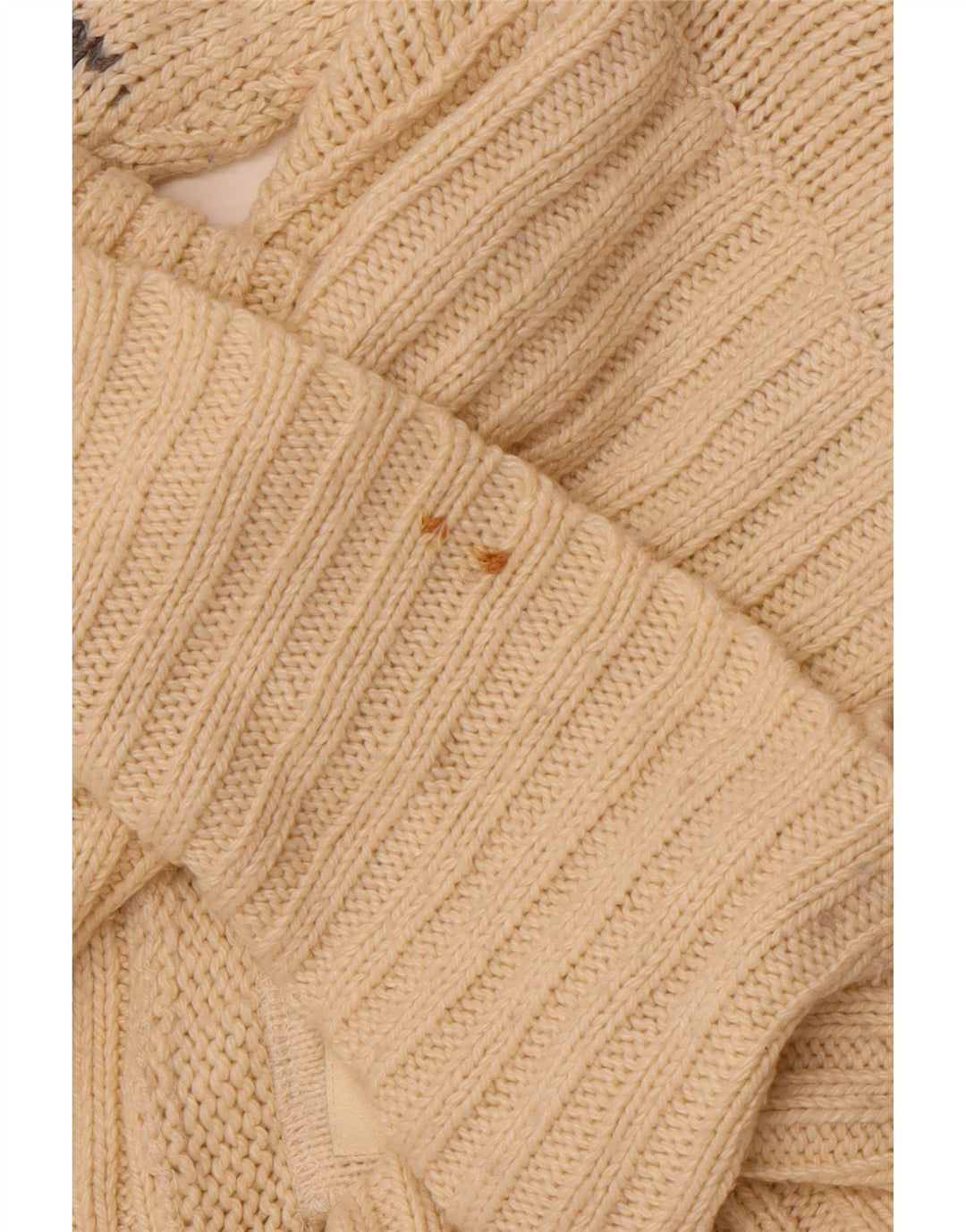 SUPERDRY Womens Longline Cardigan Sweater UK 14 Medium Off White