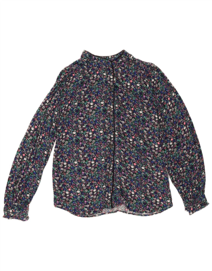 MARKS & SPENCER Womens Shirt Blouse UK 8 Small Multicoloured Floral