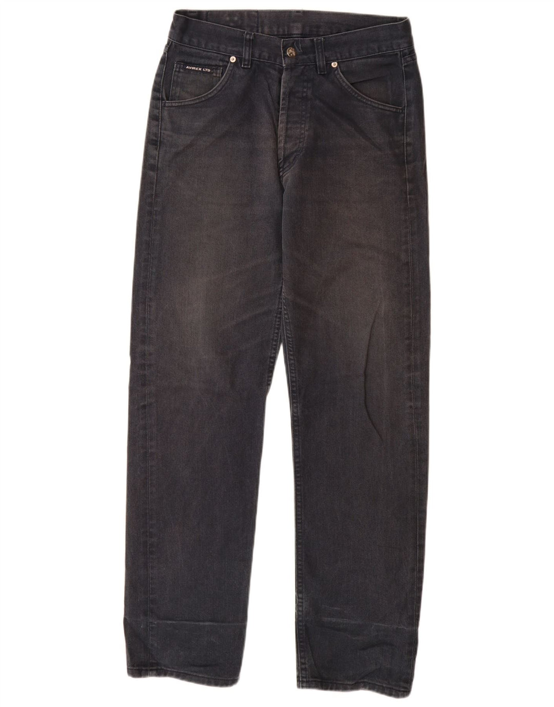 Avirex Mens Straight Jeans W30 L31  Navy Blue Cotton