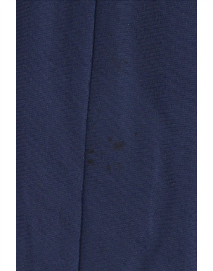 Asics Womens Tracksuit Trousers Large Navy Blue Polyester