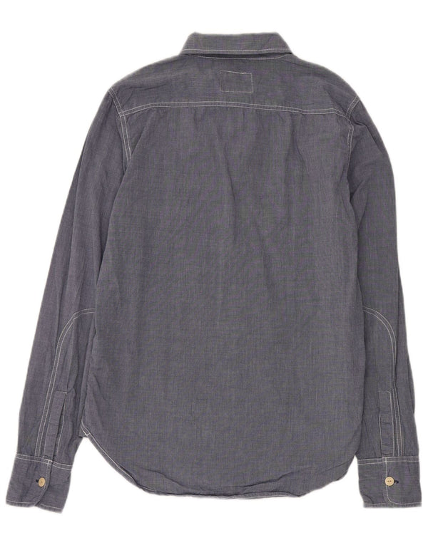 Superdry Mens Shirt Medium Blue Cotton
