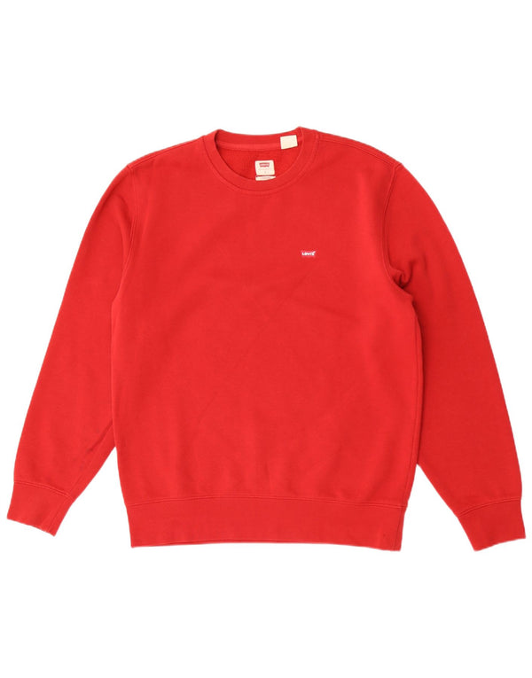 Levi's Mens Standard Sweatshirt Jumper Small Red