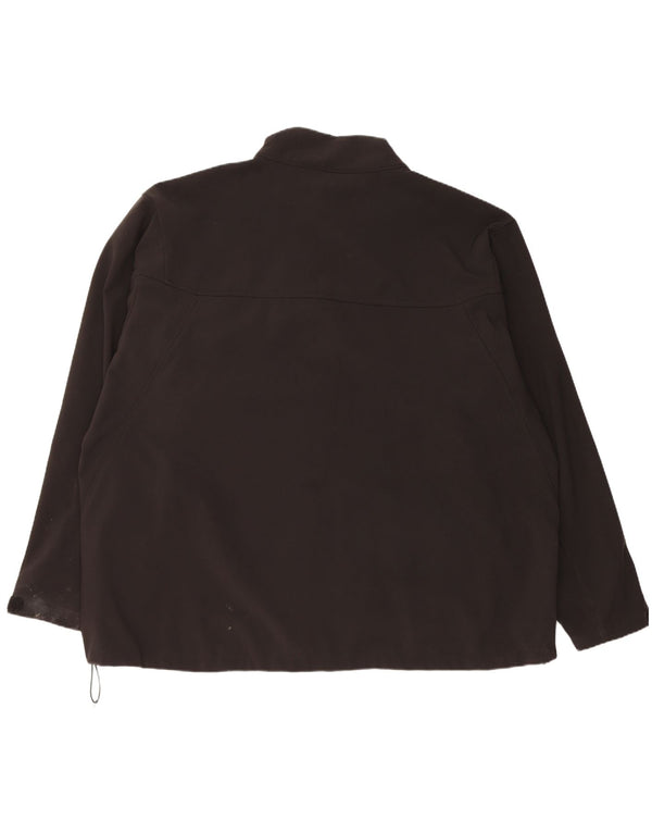 Helly Hansen Mens Windbreaker Jacket UK 46 3XL Black Polyester