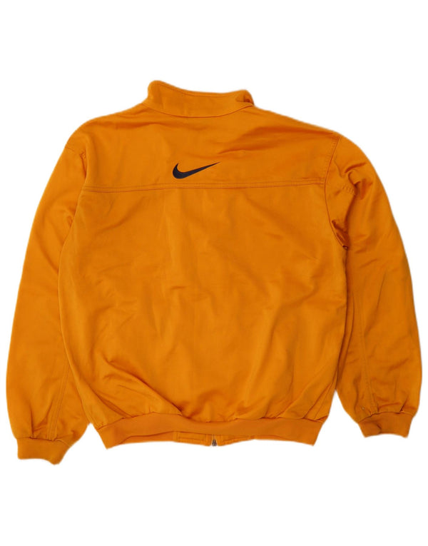 Nike Boys Tracksuit Top Jacket 13-14 Years XL Yellow Polyester