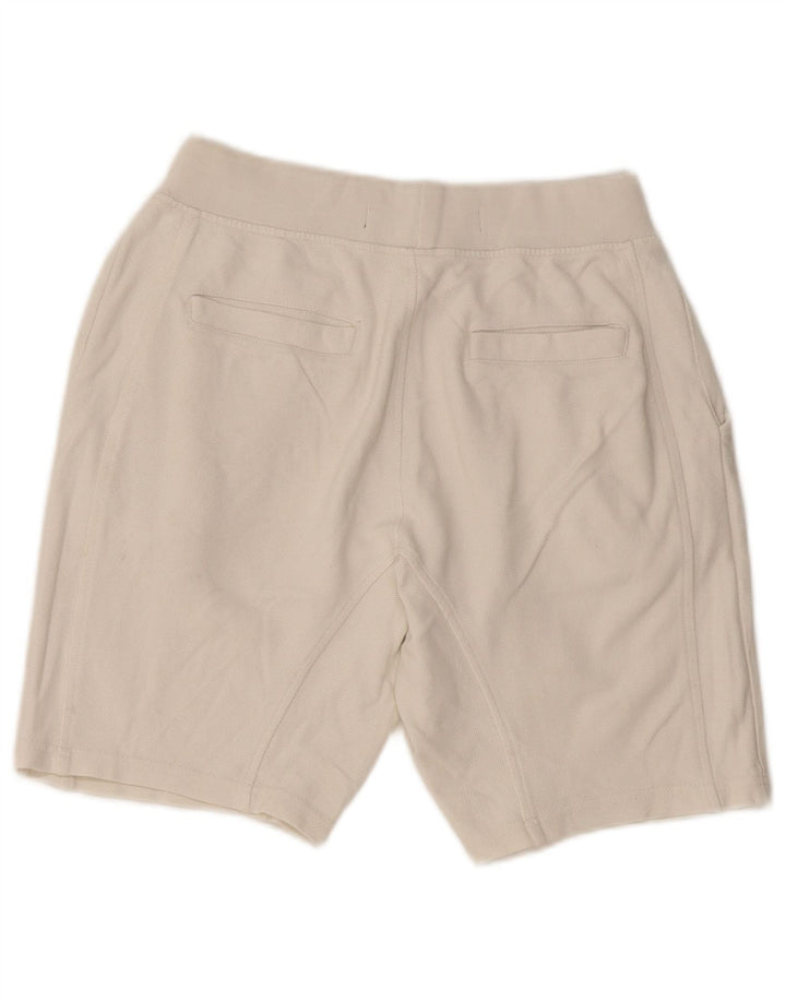 Zara Mens Chino Shorts Medium W31 White Cotton