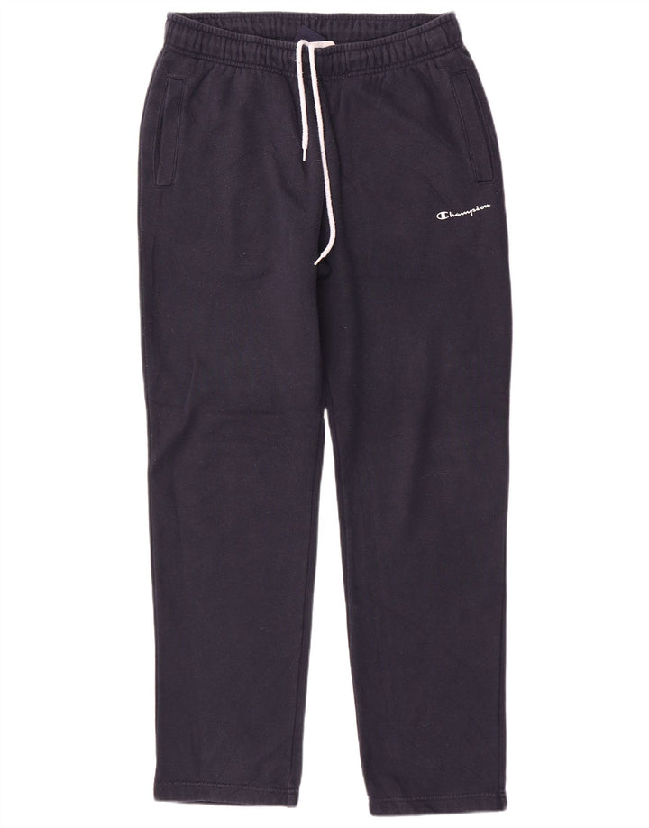 Champion Mens Tracksuit Trousers Medium Navy Blue Cotton