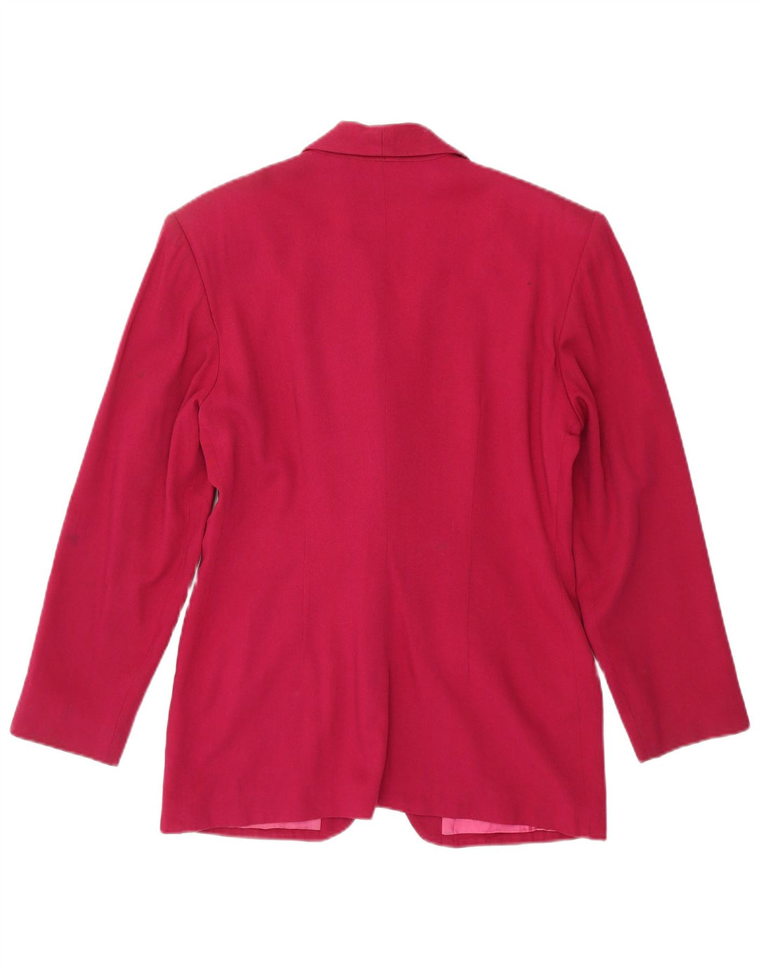 Vintage Womens Double Breasted Blazer Jacket UK 14 Medium Pink Viscose