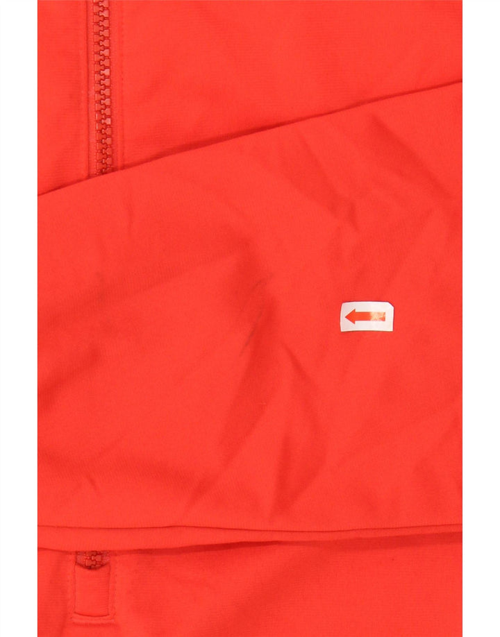 NIKE Mens Pullover Tracksuit Top Jacket Medium Red Polyester