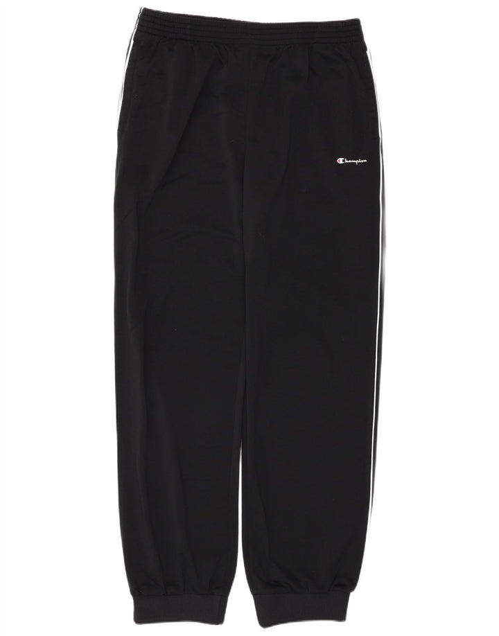 CHAMPION Mens Tracksuit Trousers Joggers XL  Black Polyester