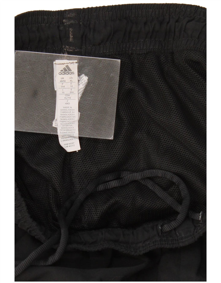 ADIDAS Mens Tracksuit Trousers UK 48/50 XL  Black Polyester
