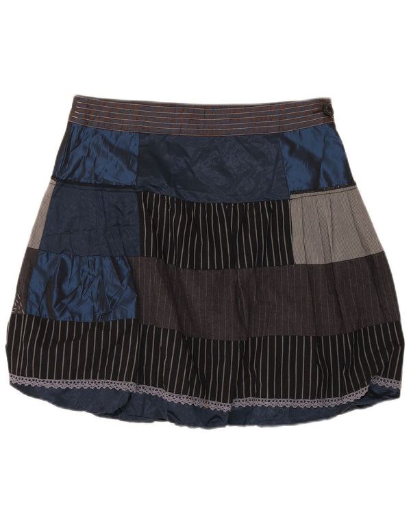 DESIGUAL Womens Bubble Skirt EU 40 Medium W32  Multicoloured Patchwork