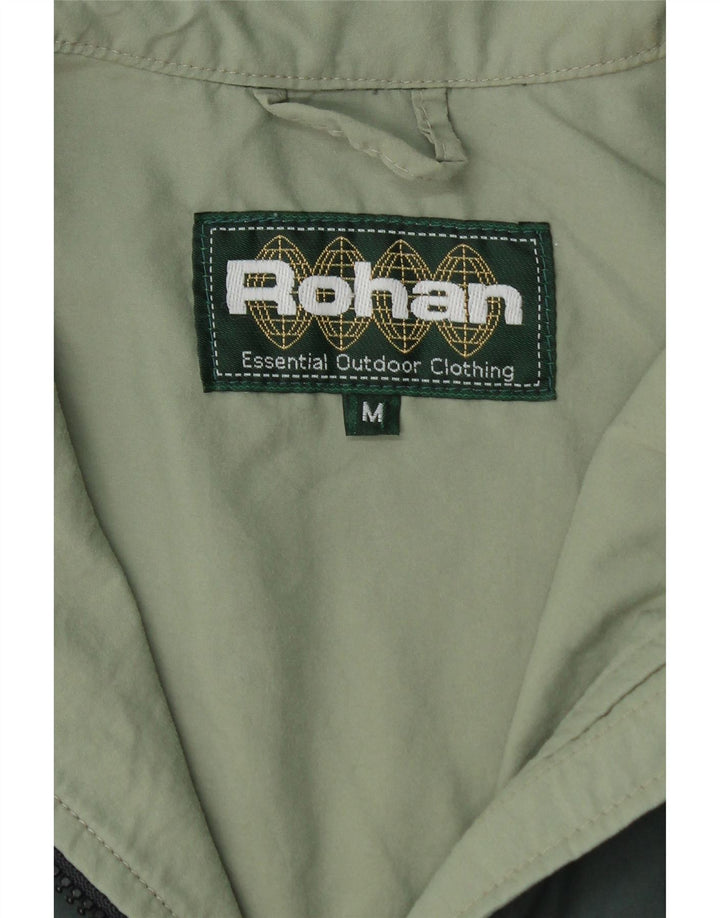 Rohan Mens Anorak Jacket UK 38 Medium Green Polyamide