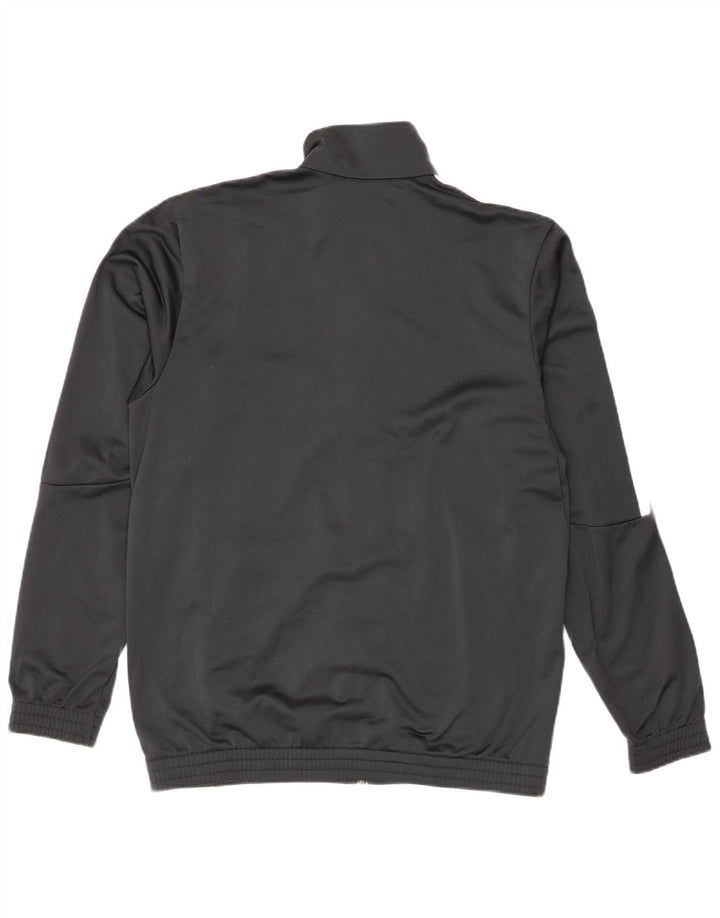 Adidas Mens Tracksuit Top Jacket UK 40/42 Medium Grey Polyester