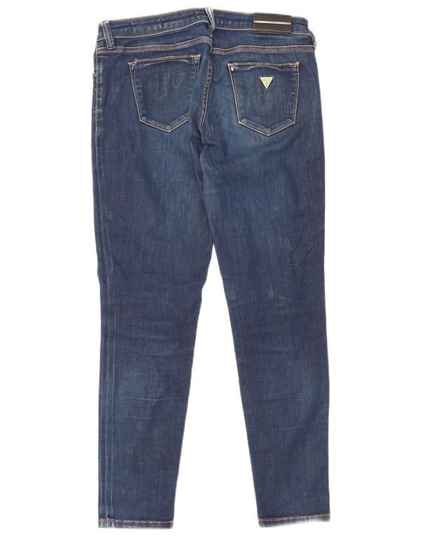 Guess Womens Beverly Skinny Jeans W28 L27 Navy Blue