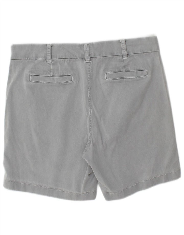 J. CREW Womens Chino Shorts US 8 Medium W30 Grey Cotton