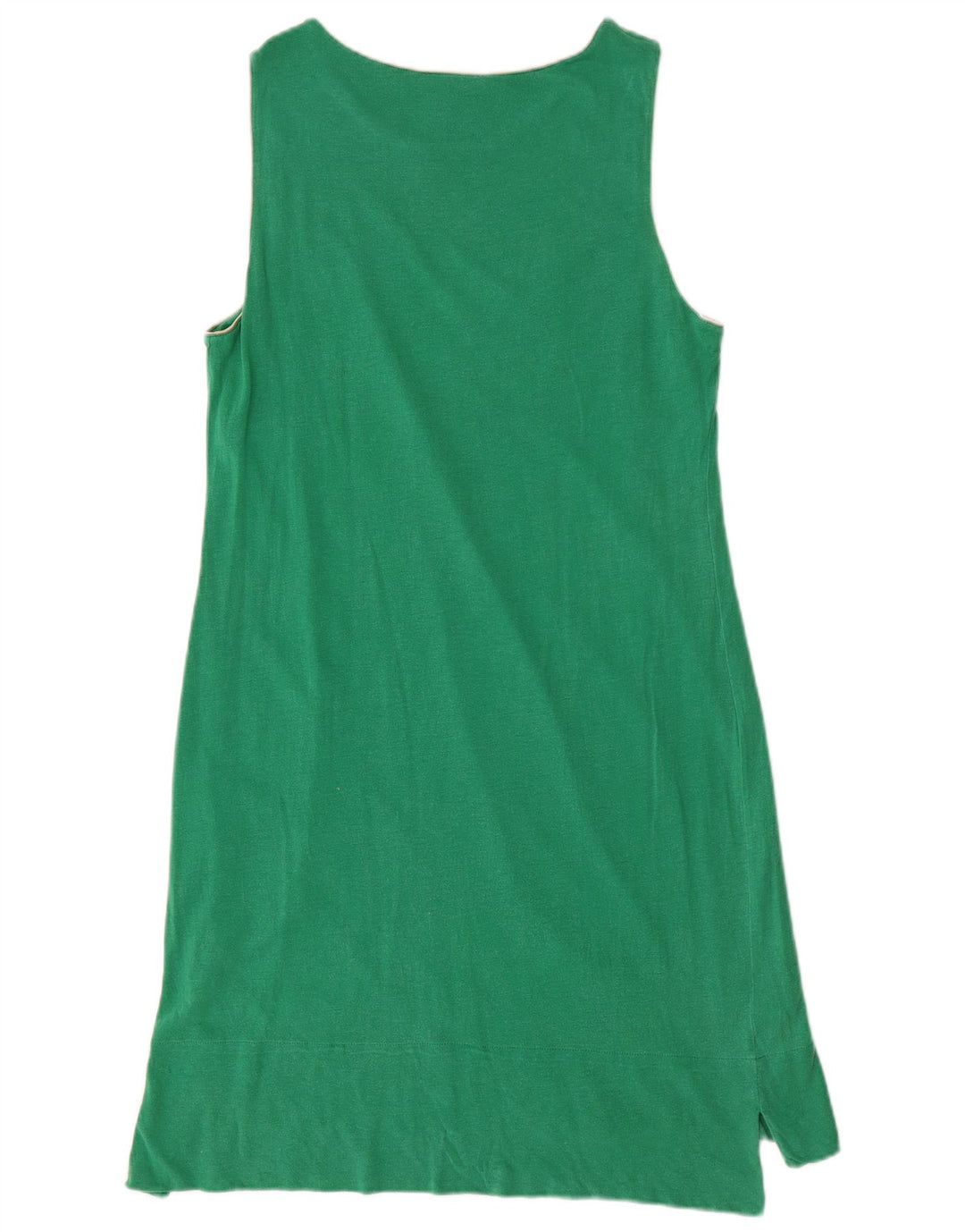 MASSIMO DUTTI Womens Sleeveless T-Shirt Dress UK 12 Medium Green