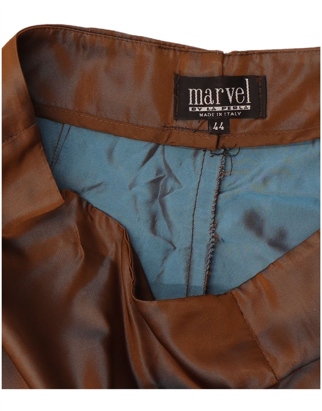 LA PERLA Womens Marvel Straight Casual Trousers IT 44 Medium W28 L28 Brown