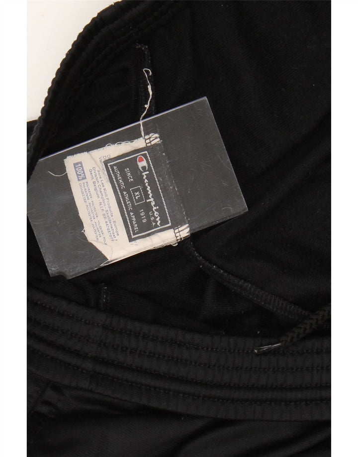 CHAMPION Mens Tracksuit Trousers XL  Black Polyester